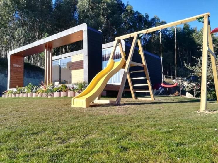 סלוריקו דה באשטו Bungalow Com Piscina מראה חיצוני תמונה